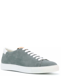 Мужские серые замшевые низкие кеды от Closed