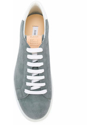 Мужские серые замшевые низкие кеды от Closed