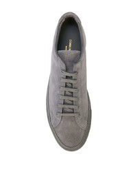 Мужские серые замшевые низкие кеды от Common Projects