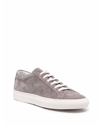 Мужские серые замшевые низкие кеды от Common Projects