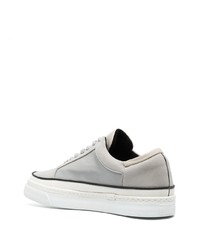 Мужские серые замшевые низкие кеды от Auxiliary