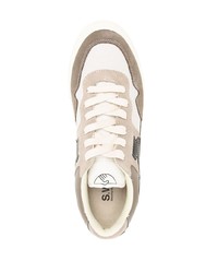 Мужские серые замшевые низкие кеды от Stepney Workers Club