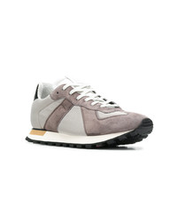 Мужские серые замшевые низкие кеды от Maison Margiela