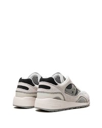 Мужские серые замшевые низкие кеды от Saucony