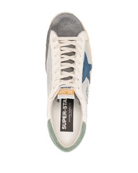 Мужские серые замшевые низкие кеды от Golden Goose