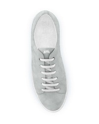 Женские серые замшевые низкие кеды от Swear