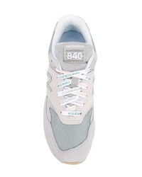 Женские серые замшевые низкие кеды от New Balance