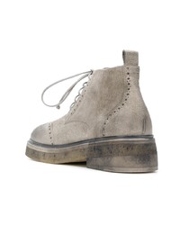 Мужские серые замшевые повседневные ботинки от Marsèll