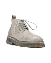 Мужские серые замшевые повседневные ботинки от Marsèll