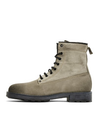 Мужские серые замшевые повседневные ботинки от Diesel