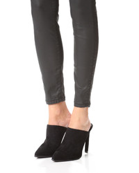 Серые замшевые сабо от Jeffrey Campbell