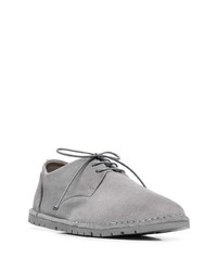Серые замшевые туфли дерби от Marsèll