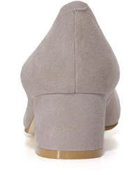 Серые замшевые туфли от Jeffrey Campbell