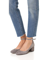 Серые замшевые туфли от Steven