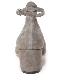 Серые замшевые туфли от Steven