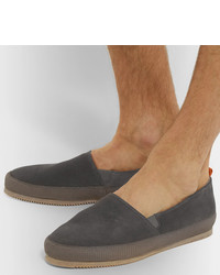Мужские серые замшевые эспадрильи от Mulo