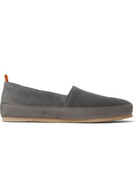 Мужские серые замшевые эспадрильи от Mulo