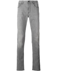 Мужские серые зауженные джинсы от Armani Jeans