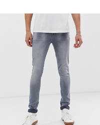 Мужские серые зауженные джинсы от ASOS DESIGN