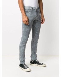 Мужские серые зауженные джинсы от Family First