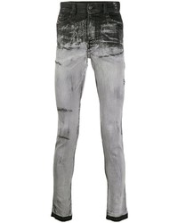 Мужские серые зауженные джинсы от Diesel