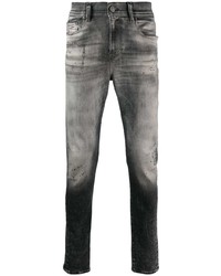 Мужские серые зауженные джинсы от Diesel