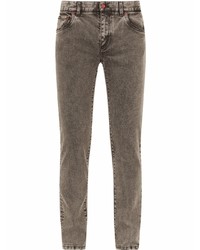 Мужские серые зауженные джинсы от Dolce & Gabbana