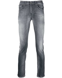 Мужские серые зауженные джинсы от Dondup