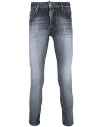 Мужские серые зауженные джинсы от DSQUARED2