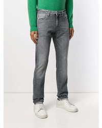 Мужские серые зауженные джинсы от Pt05