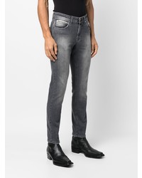 Мужские серые зауженные джинсы от Briglia 1949