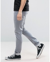 Мужские серые зауженные джинсы от Pepe Jeans