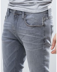 Мужские серые зауженные джинсы от Esprit