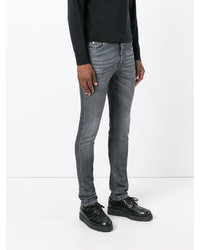 Мужские серые зауженные джинсы от Maison Margiela