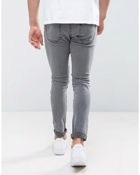 Мужские серые зауженные джинсы от ONLY & SONS