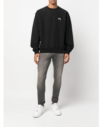 Мужские серые зауженные джинсы от Represent