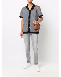 Мужские серые зауженные джинсы от Dondup