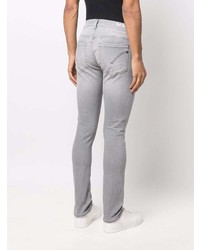 Мужские серые зауженные джинсы от Dondup