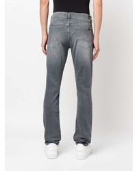 Мужские серые зауженные джинсы от 7 For All Mankind