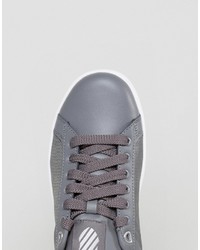 Мужские серые кеды от K-Swiss