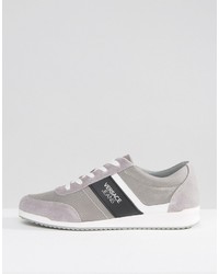 Мужские серые кеды от Versace