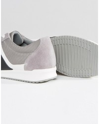 Мужские серые кеды от Versace