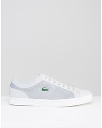 Мужские серые кеды от Lacoste