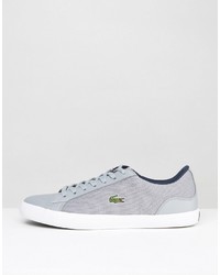 Мужские серые кеды от Lacoste
