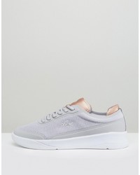 Женские серые кеды от Lacoste