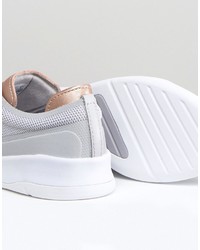 Женские серые кеды от Lacoste