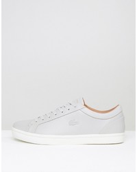 Мужские серые кеды от Lacoste