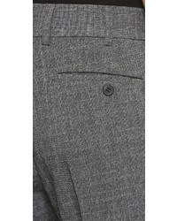 Женские серые классические брюки в шотландскую клетку от James Jeans