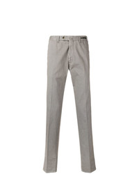 Мужские серые классические брюки от Pt01
