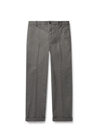 Мужские серые классические брюки от Thom Browne